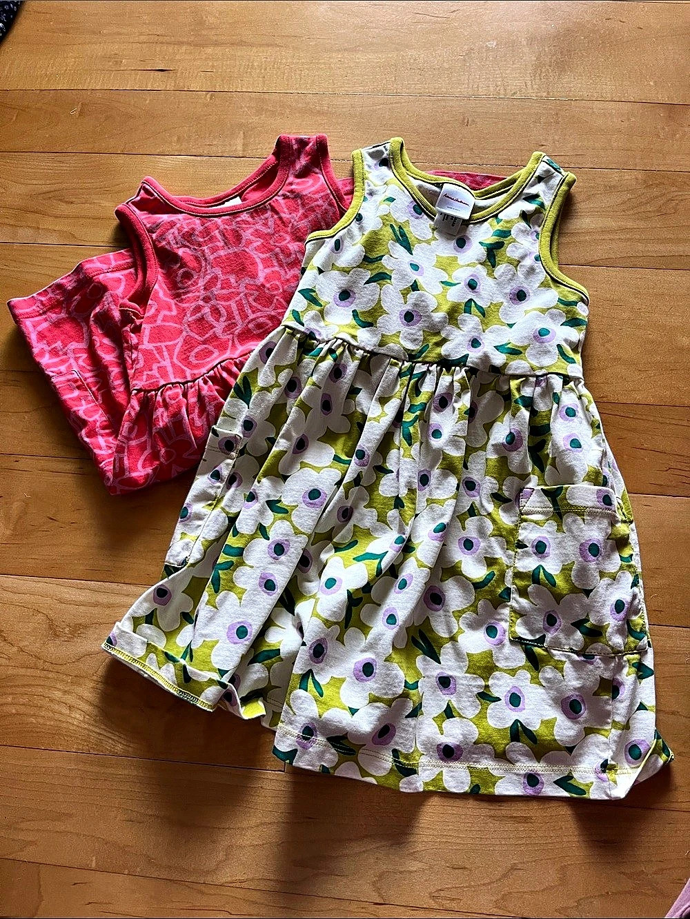 Hanna Andersson BUNDLE Floral Dresses Girls Size 4 NWOT